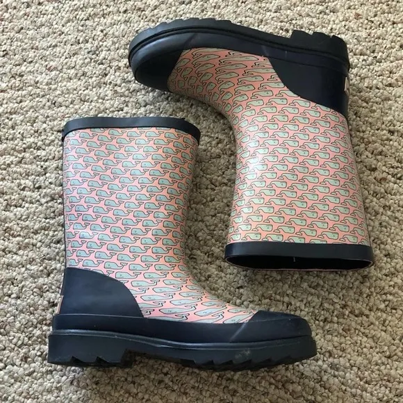 SALE Vineyard Vines Girls Classic Whalie Rain Boots