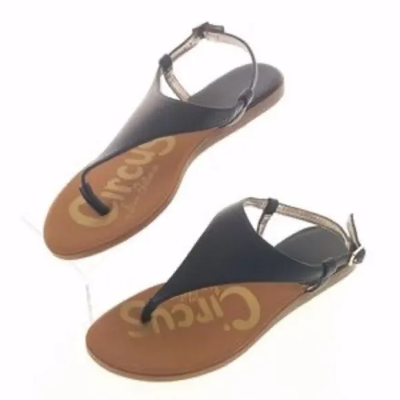 Sam Edelman Circus “Bianca” Sandals - black suede - women’s size 8 - like new