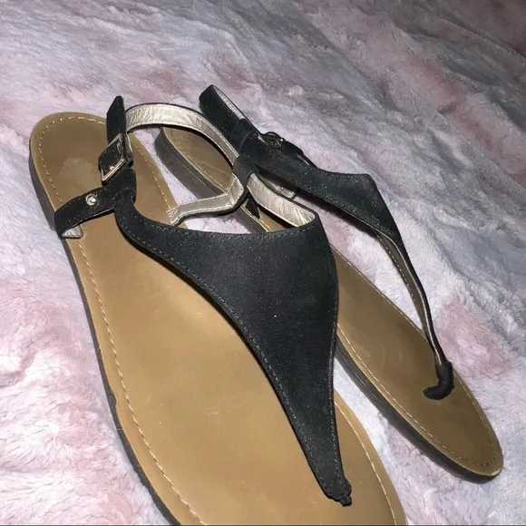 Sam Edelman Circus “Bianca” Sandals - black suede - women’s size 8 - like new