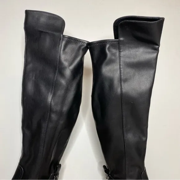 Sam Edelman Lerue Lug Sole Faux Leather Boot 9 1/2 M