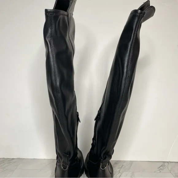 Sam Edelman Lerue Lug Sole Faux Leather Boot 9 1/2 M