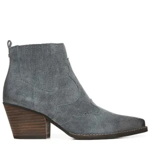 SAM EDELMAN Suede Western Ankle Booties