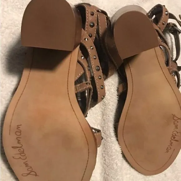 Sam Edelman gladiator block heel sandals