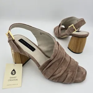 Sanctuary Smart Creation Regal Leather Sandals, Desert Taupe, Women's 8, NWT!