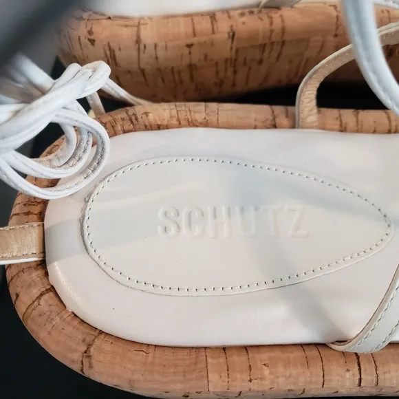 Schutz Women's Collie Leather Summer Sandal Size 9.5B