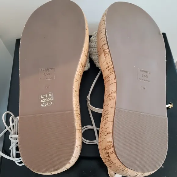 Schutz Women's Collie Leather Summer Sandal Size 9.5B