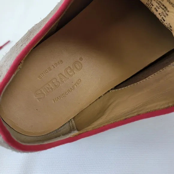 Sebago Handcrafted Mens Oxford Shoes Sz 9.5 Like New