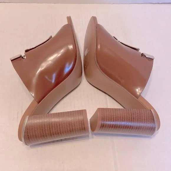 See By Chloe Anita Mule Leather Sandals Size 38