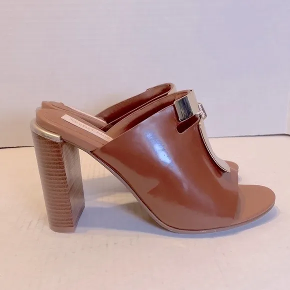 See By Chloe Anita Mule Leather Sandals Size 38