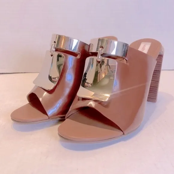 See By Chloe Anita Mule Leather Sandals Size 38