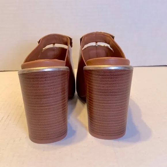 See By Chloe Anita Mule Leather Sandals Size 38