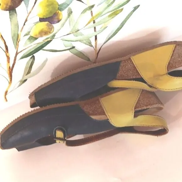 Sergio Tomani Cork and Leather Sandals