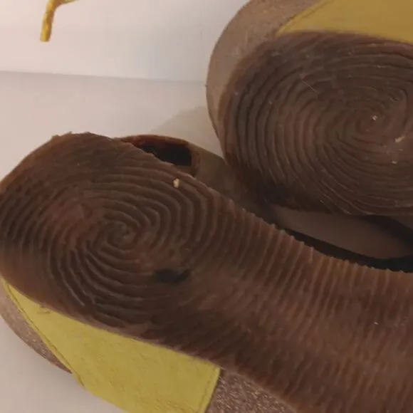 Sergio Tomani Cork and Leather Sandals