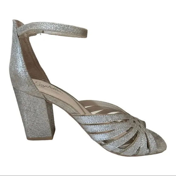 Seychelles Darkest Before Dawn Silver Sandal