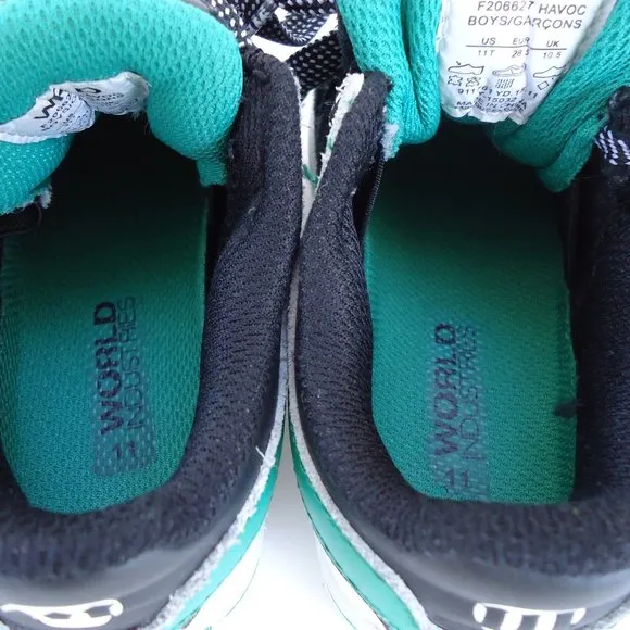 SIZE 11T. World Industries boy's havoc skater shoes.