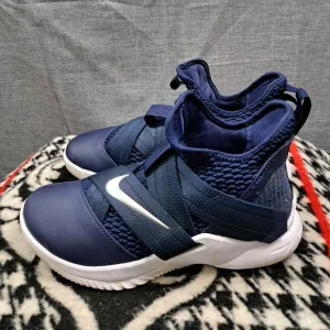 Size 7.5 Nike LeBron Soldier XII 12 TB Navy Men Basketball Sneakers at3872-406