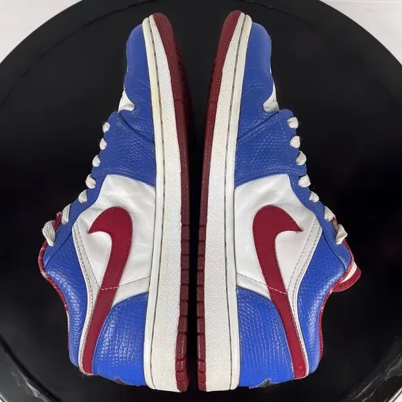 Size 8 2007 Jordan 1 Low Retro East Side Blue Mens Shoes Air Sneakers 309192 161