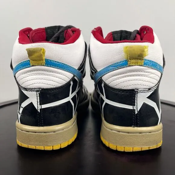 Size 8.5 Nike SB Dunk High 2008 Thrashin Mens Y2K Vintage Dunks SBs Skate Shoes