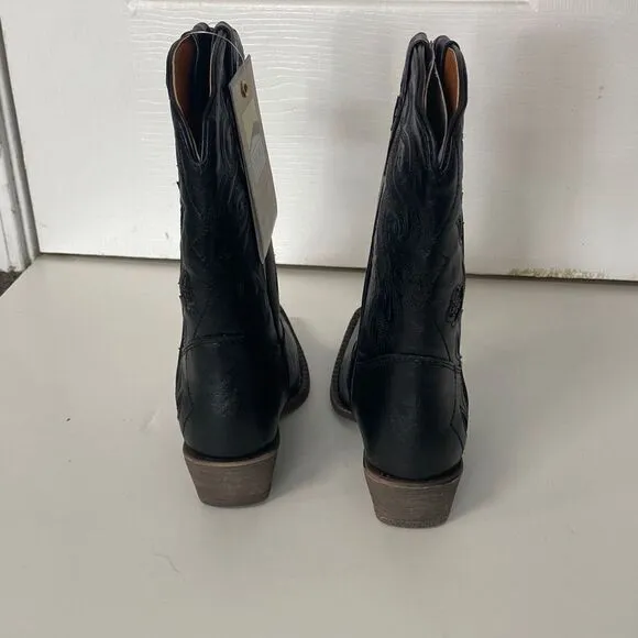Smoky Mountain Black Victoria Sequin Cowgirl Boots Size 11 NEW
