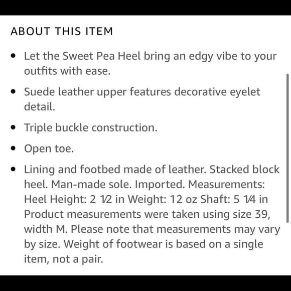 Sol Sana Black Sweet Pea Black Studded Suede Block Heeled Sandals Size 39