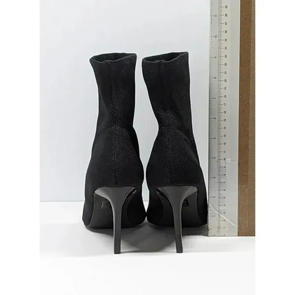Sol Sana Women's Ezra Black Stretch Knit Pointed toe Boot Size 41 EU (MSRP $175)