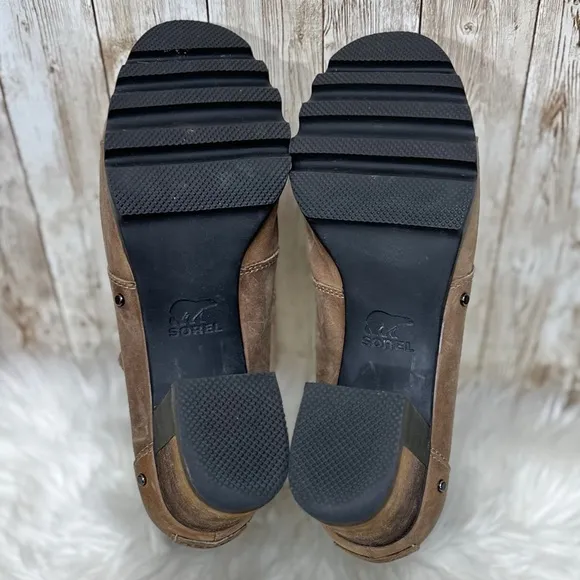 Sorel Addington Waterproof Leather Chelsea Heel Boots [S5009]