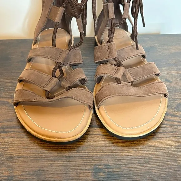 Sorel Bailee Lace Up Gladiator Sandals Leather Size 7