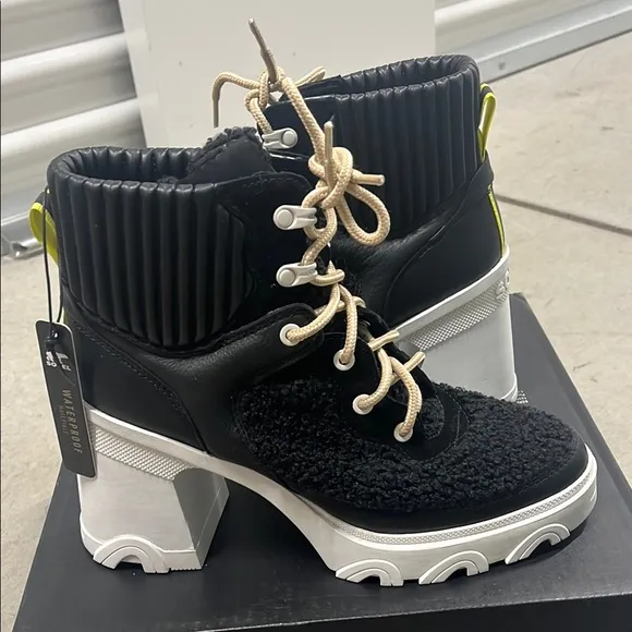 Sorel Black and White Women's Boots