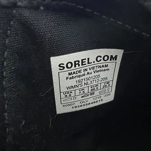 Sorel Cate Chelsea Boots Women's 9.5 Brown Leather Waterproof Ankle NL3712-205
