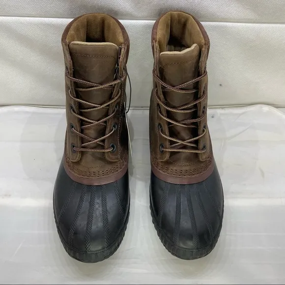 Sorel Cheyanne II Waterproof Lace Duck Boots Tobacco NM2575-259 Men’s Size 8