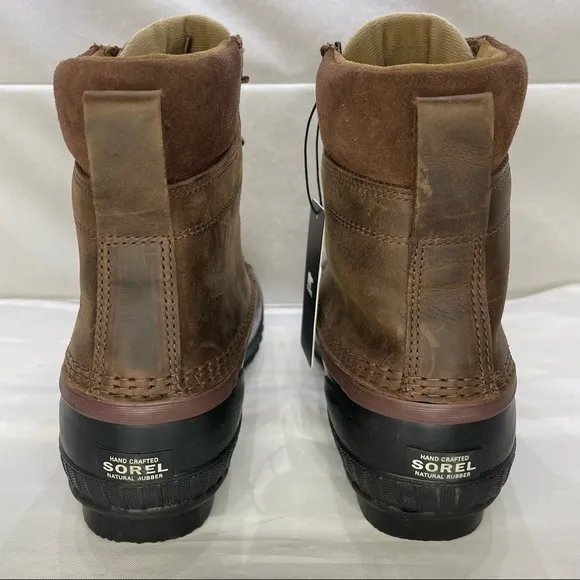 Sorel Cheyanne II Waterproof Lace Duck Boots Tobacco NM2575-259 Men’s Size 8