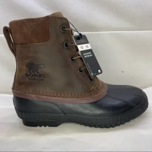 Sorel Cheyanne II Waterproof Lace Duck Boots Tobacco NM2575-259 Men’s Size 8