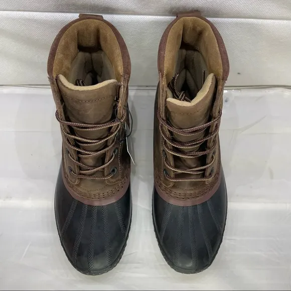 Sorel Cheyanne II Waterproof Lace Duck Boots Tobacco NM2575-259 Men’s Size 8