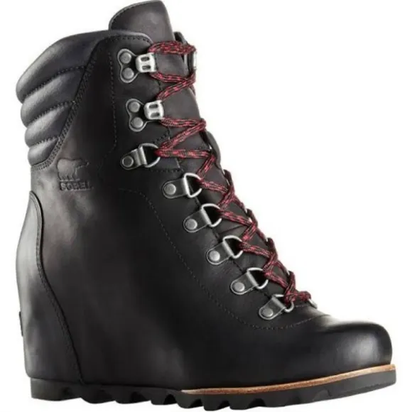 Sorel Conquest Waterproof Wedge Boots- size 8.5