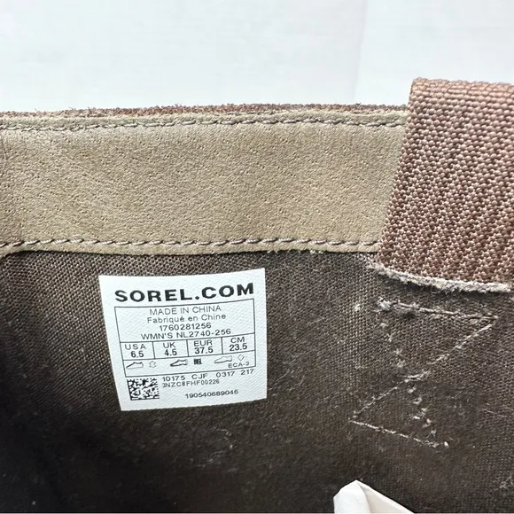Sorel Emelie Women's Tall Riding Boots Brown Suede Leather Waterproof Size 6.5