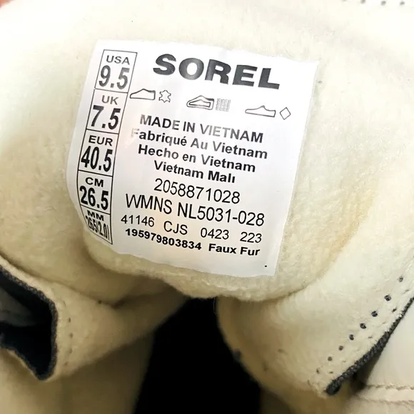 Sorel Explorer Next Joan Waterproof Boots Size 9.5