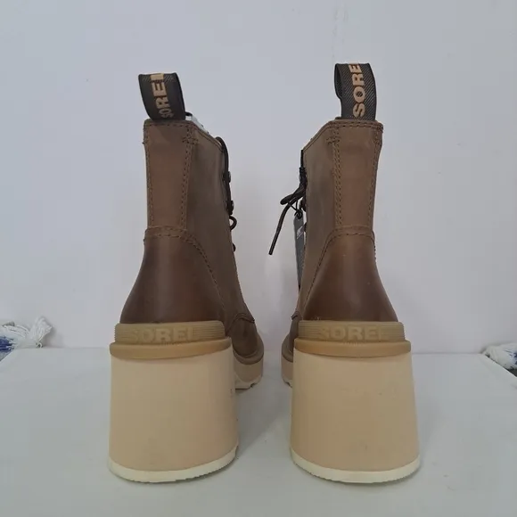 Sorel Hi-Line heel lace boot brown 9.5 NWT