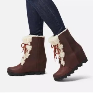 Sorel Joan of Arctic Size 10 Wedge Mid Shearling Wedge II Waterproof Ankle Boots