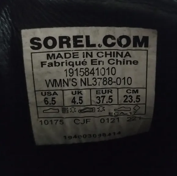Sorel Joan Uptown Chelsea Waterproof Wedge Boots Size 6.5