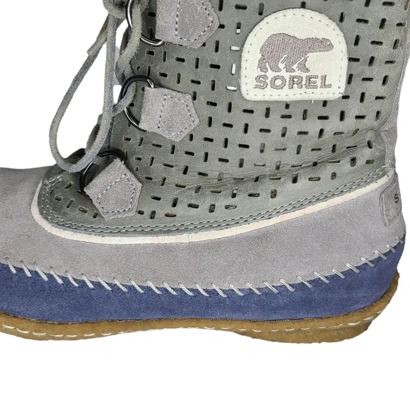 Sorel Joplin Leather Suede Waterproof Winter Boots NL1946-060 Size 8.5