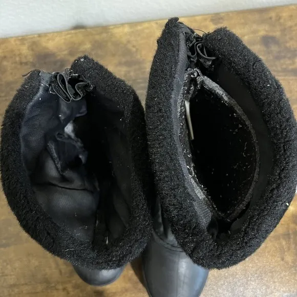 Sorel Kids Winter Boots Size 3 Black Waterproof SB07