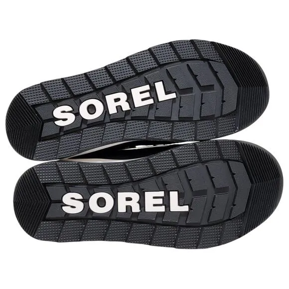Sorel Kids Youth Whitney II Short Lace Waterproof Boots Size US 3 Black White