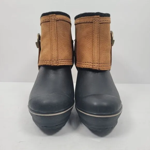 Sorel Medina II Women's Brown Black Waterproof Ankle Boots NL2086-010 US Size 7