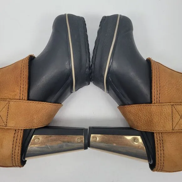 Sorel Medina II Women's Brown Black Waterproof Ankle Boots NL2086-010 US Size 7