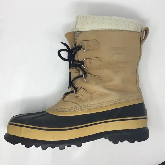 Sorel Men's Caribou II Lace Up Snow Boots Waterproof Insulated Winter Size 12 US