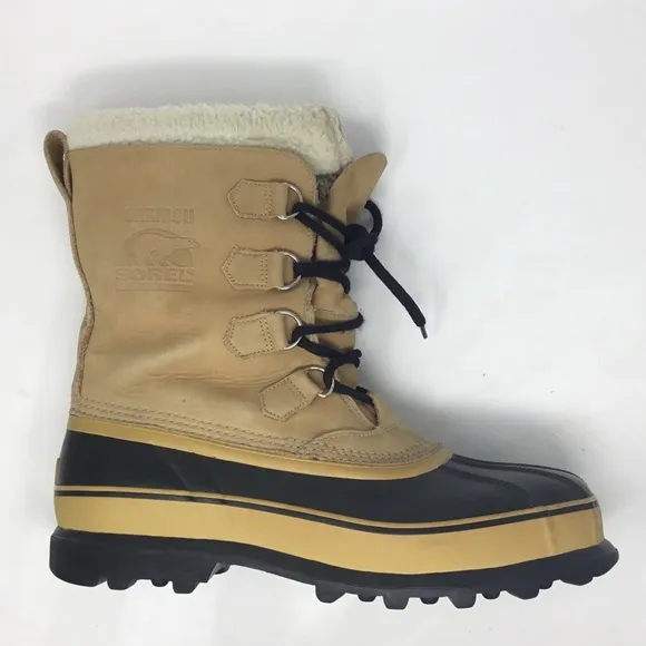 Sorel Men's Caribou II Lace Up Snow Boots Waterproof Insulated Winter Size 12 US