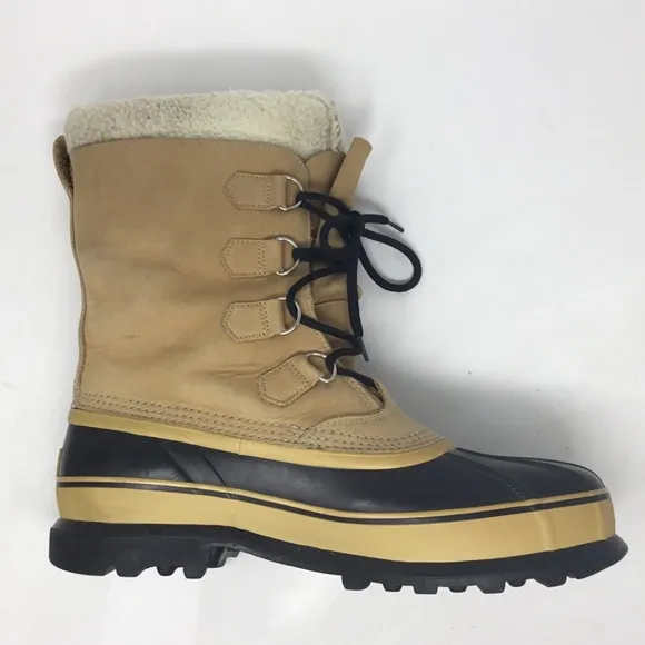 Sorel Men's Caribou II Lace Up Snow Boots Waterproof Insulated Winter Size 12 US