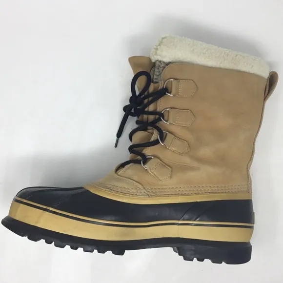 Sorel Men's Caribou II Lace Up Snow Boots Waterproof Insulated Winter Size 12 US