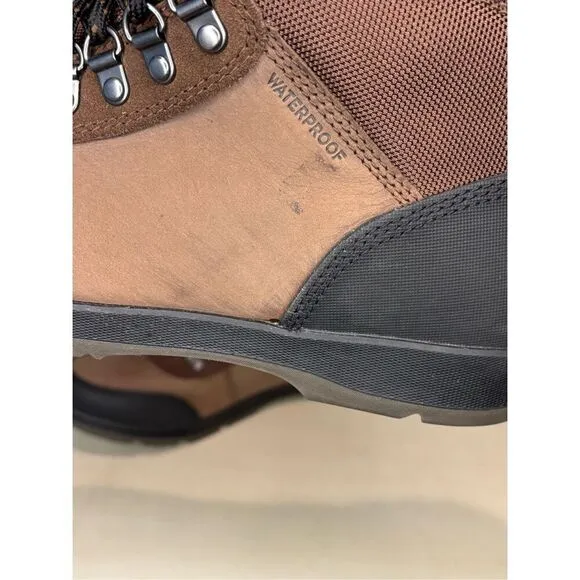 Sorel Men's Lace Up Ankeny II Waterproof Hiker Boots Brown Sz 10