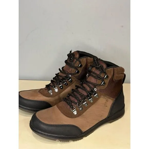Sorel Men's Lace Up Ankeny II Waterproof Hiker Boots Brown Sz 10
